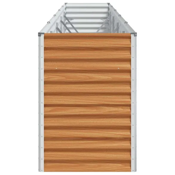 Strat Înălțat Grădină Oțel Galvanizat 485x50x68cm