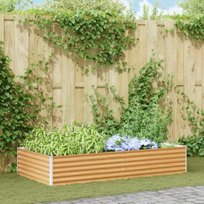 Strat Înălțat Grădină Oțel Galvanizat 195x100x36 cm