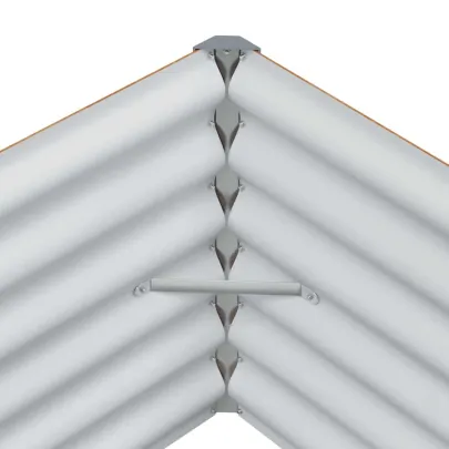 Strat Înălțat Grădină Oțel Galvanizat 290x100cm