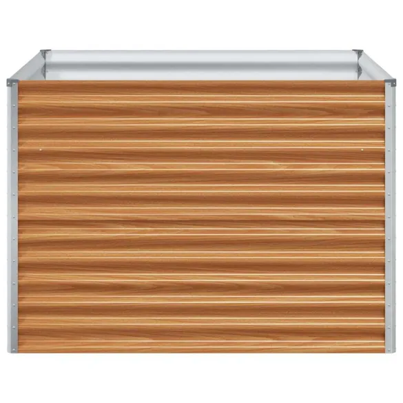 Strat Înălțat Grădină Oțel Galvanizat 98x100x68 cm