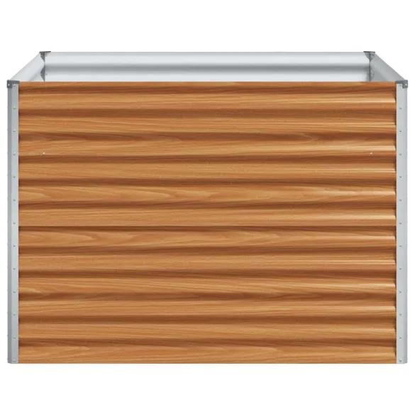 Strat Înălțat Grădină Oțel Galvanizat 98x100x68 cm