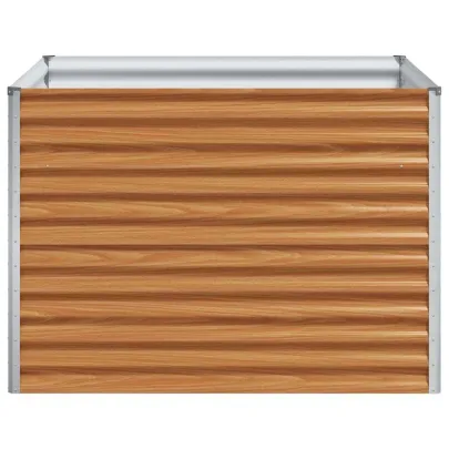 Strat Înălțat Grădină Oțel Galvanizat 98x100x68 cm