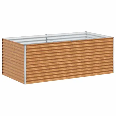 Strat Înălțat Grădină Oțel Galvanizat 195x100x68 cm