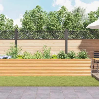 Strat Înălțat Grădină Oțel Galvanizat 485x100x68 cm