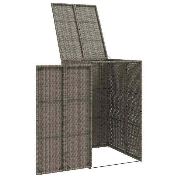 Cutie Gunoi Gri 65x80x115 cm Polietilenă | Livrare Gratuită