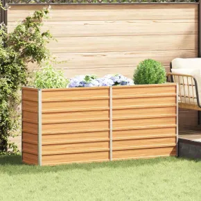 Strat Înălțat Grădină Oțel Galvanizat 160x40x77 cm