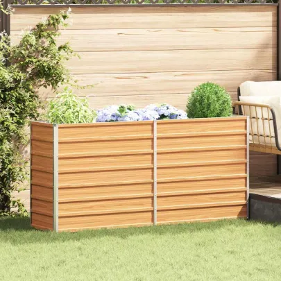 Strat Înălțat Grădină Oțel Galvanizat 160x40x77 cm