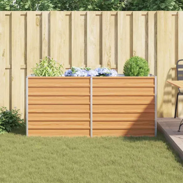 Strat Înălțat Grădină Oțel Galvanizat 160x40x77 cm