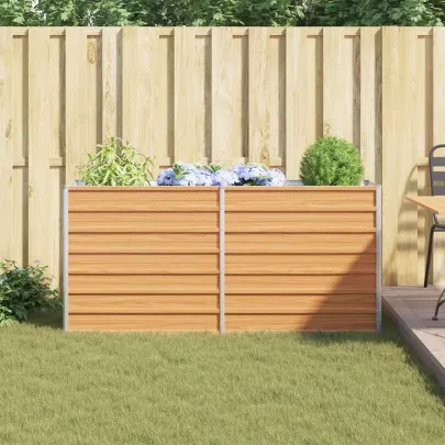 Strat Înălțat Grădină Oțel Galvanizat 160x40x77 cm