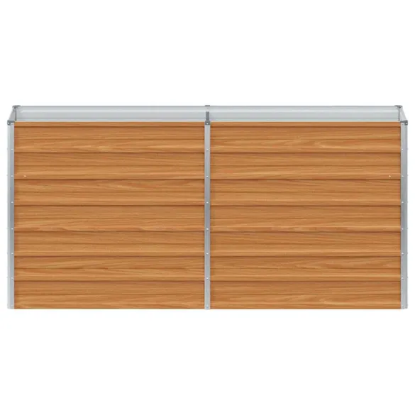 Strat Înălțat Grădină Oțel Galvanizat 160x40x77 cm