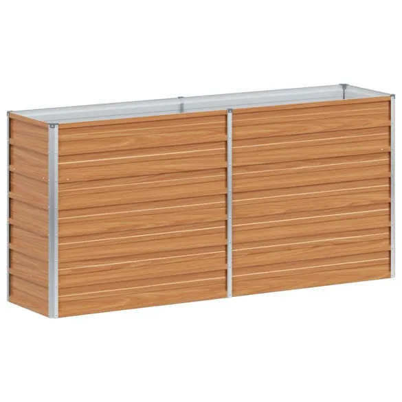 Strat Înălțat Grădină Oțel Galvanizat 160x40x77 cm