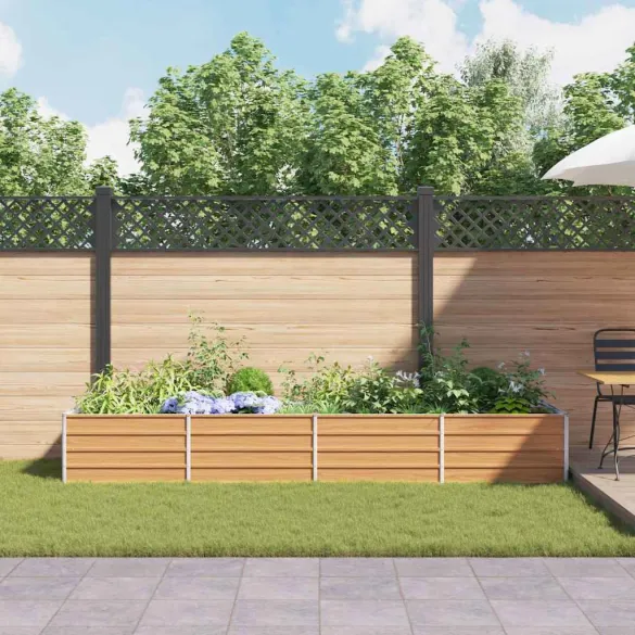 Strat Înălțat Grădină Oțel Galvanizat 320x80x45 cm