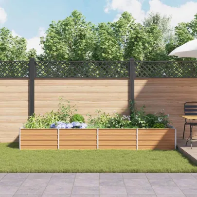 Strat Înălțat Grădină Oțel Galvanizat 320x80x45 cm