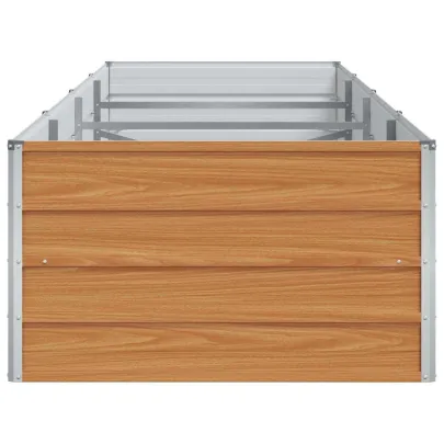 Strat Înălțat Grădină Oțel Galvanizat 320x80x45 cm