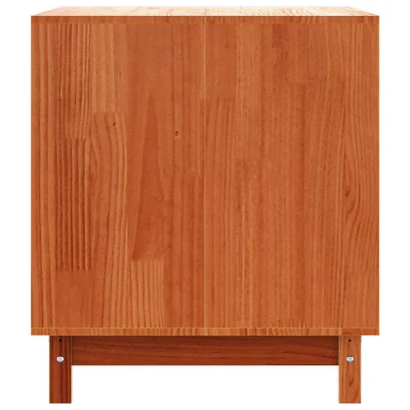 Casă Câini Lemn Masiv cu Depozitare 90x60x67cm