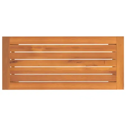 Bancă Grădină Lemn Acacia Masiv - 80x35x45 cm