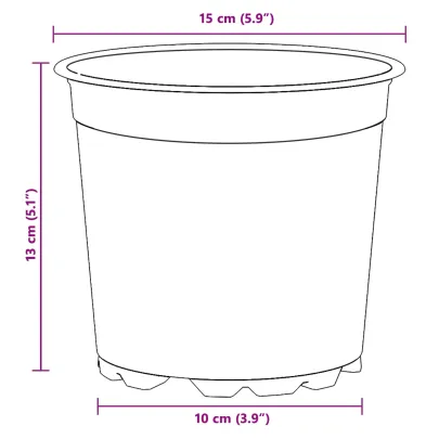 Vaze Flori Plastic Ceramicat, Set 200 Bucati | Comanda Acum