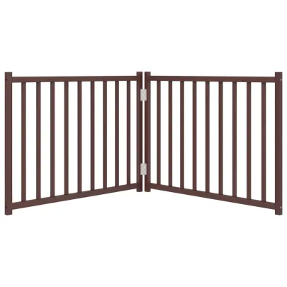 Poartă Pliabilă Câini Lemn Brad | 160 cm | Livrare Gratuită