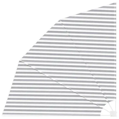 Ecran de intimitate balcon Antracit/Alb 210x210 cm | Livrare Gratuită