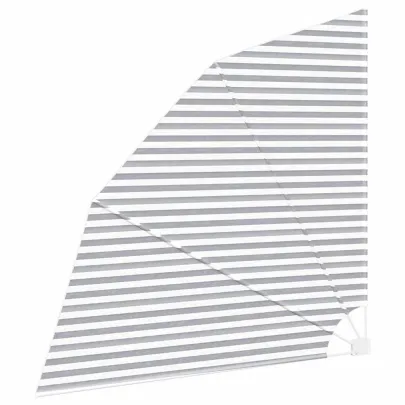 Ecran de intimitate balcon Antracit/Alb 210x210 cm | Livrare Gratuită