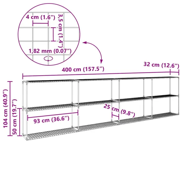 Stand Plante Exterior 3 Niveluri Oțel Negru | Comandă Online