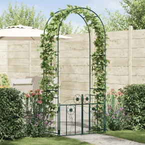 Arc de Grădină Verde Simplu, 218 cm | Decor Exterior