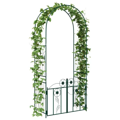 Arc de Grădină Verde Simplu, 218 cm | Decor Exterior