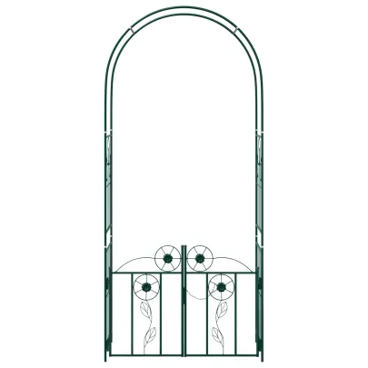 Arc de Grădină Verde Simplu, 218 cm | Decor Exterior