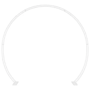 Arc Nuntă Alb Oțel | Decor Grădină | Livrare Gratuită 2