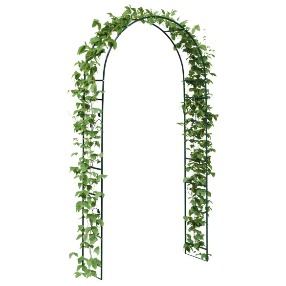 Arc Floral Grădină Metal Verde | Decor Exterior Elegant