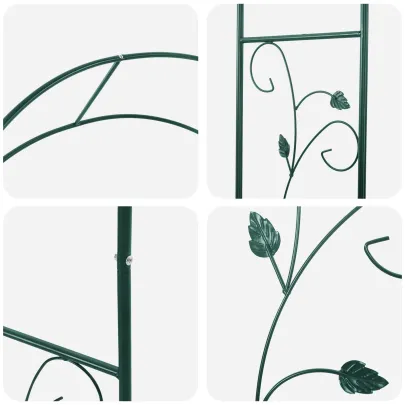 Arc Floral Grădină Metal Verde | Decor Exterior Elegant