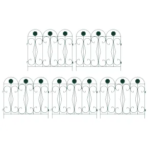 Gard Spalier Verde | Decor Grădină Rustic | Livrare Gratuită 2