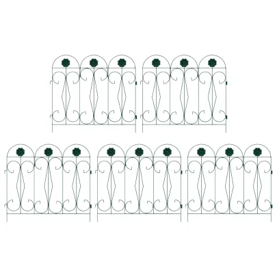 Gard Spalier Verde | Decor Grădină Rustic | Livrare Gratuită