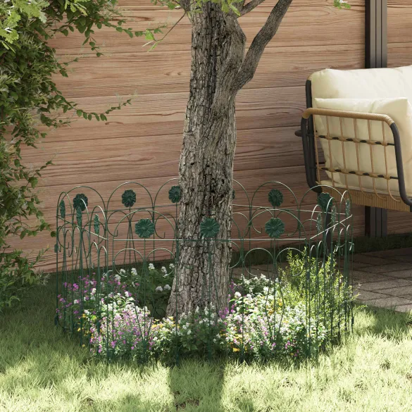 Gard Spalier Verde | Decor Grădină Rustic | Livrare Gratuită