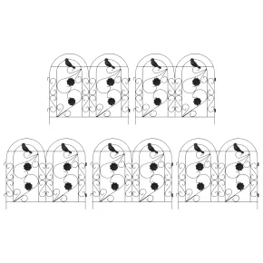 Gard Spalier Negru | Decor Exterior Rustic și Modern 2