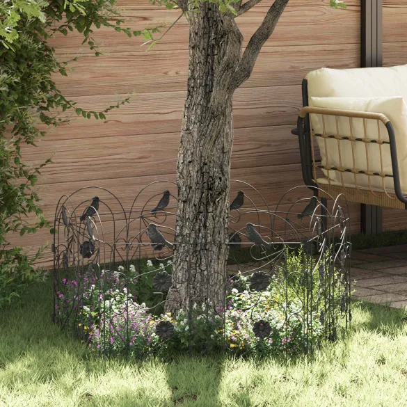 Gard Spalier Negru | Decor Exterior Rustic și Modern