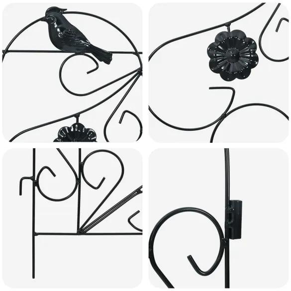 Gard Spalier Negru | Decor Exterior Rustic și Modern