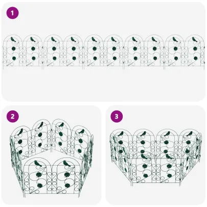 Gard Spalier Verde pentru Grădină | Decor Rustic