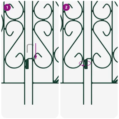 Gard Spalier Verde pentru Grădină | Decor Rustic