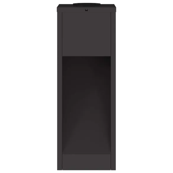 Lămpi LED Solar pentru Alei, 2 Bucăți - Negru, Oțel