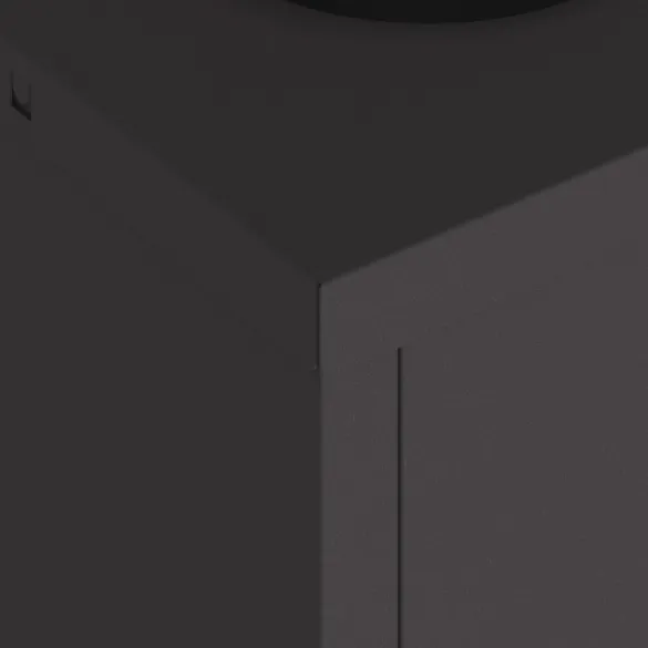 Lămpi LED Solar pentru Alei, 2 Bucăți - Negru, Oțel