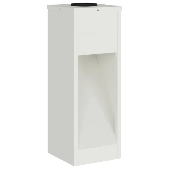 Lămpi Alee Solar LED 2 bucăți, Oțel Alb | Comandă Online