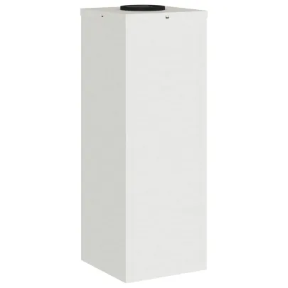 Lămpi Alee Solar LED 2 bucăți, Oțel Alb | Comandă Online