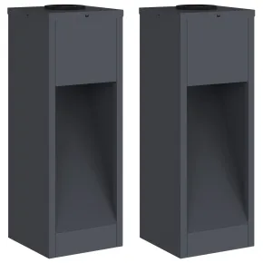 Lămpi Solar LED pentru Alei | 2 Bucăți Antracit 2