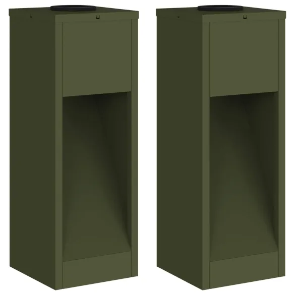 Lămpi de Alee Solar LED 2 bucăți | Livrare Gratuită