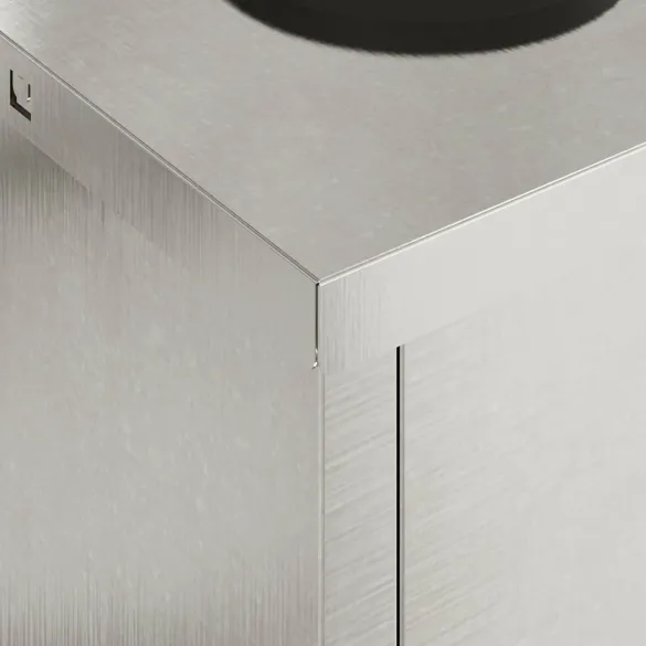 Lămpi Alee Solar LED 2 Bucăți, Oțel Inoxidabil