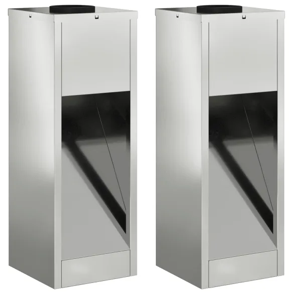 Lămpi Solar LED pentru Alei 2 Bucăți - Iluminat Exterior