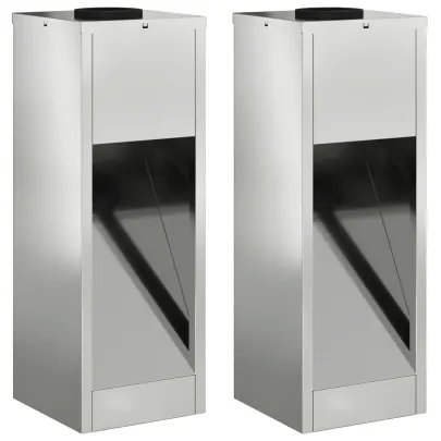 Lămpi Solar LED pentru Alei 2 Bucăți - Iluminat Exterior