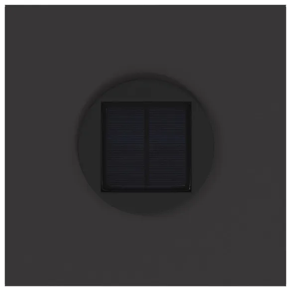 Lămpi Alee Solar LED 2 Bucăți, Oțel Negru | Livrare Gratuită