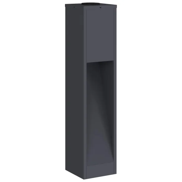 Lămpi Alee Solar LED 2 bucăți Antracit | Iluminat Exterior